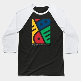 Petroglifo Taino 02 - Dominican Republic Fashion Baseball T-Shirt